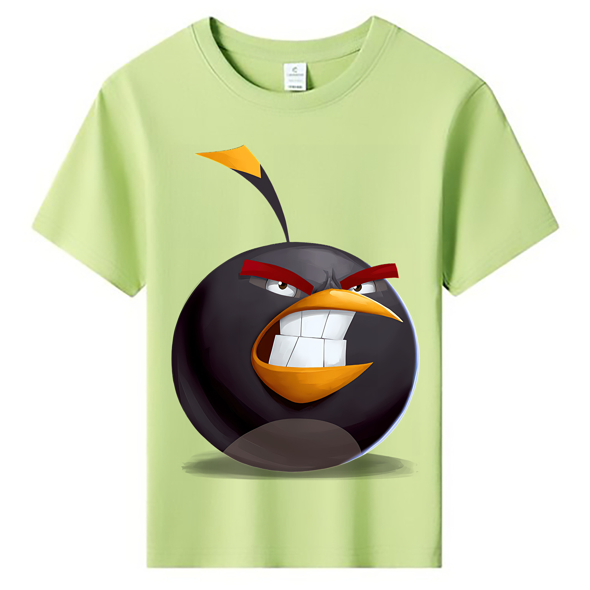 （画像用） Angry Birds アングリーバード 綿100％キッズTシャツ（フロントプリント）